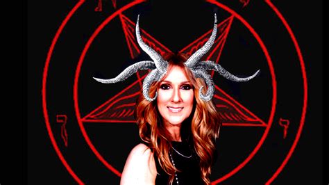 celine dion satan clothing|Celine Dion dark side.